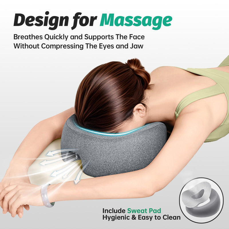 [Australia] - Face Down Pillow with Face Cradle Pad, Massage Headrest for Bed, BBL Pillow After Surgery Post Eye Surgery Vitrectomy Recovery - Comfortable Support for Faster Healing & Pain Relief 