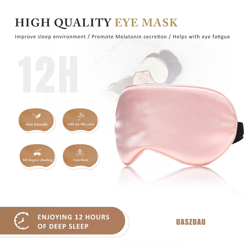 [Australia] - Eye Mask for Sleeping,3 Pack Silk Sleep Masks for Women Men-Blindfold for Travel on Airplane,100% Pure Silk Eye Mask for Sleep with Adjustable Strip Black-pink-purple 