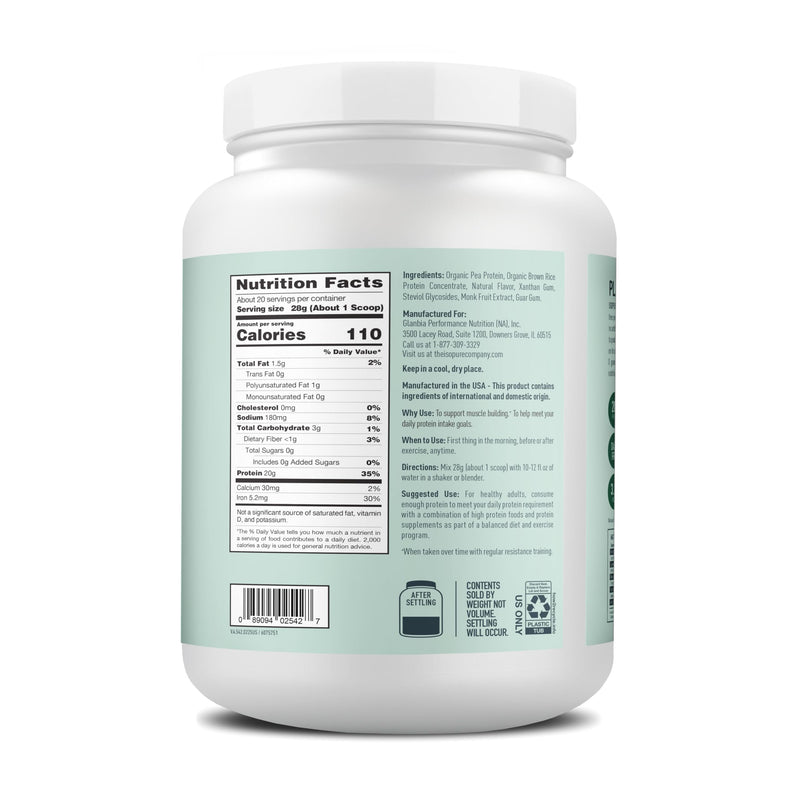 [Australia] - Isopure Plant-Based Protein Powder, Lactose Free, Gluten Free, With Iron, Vanilla, 20g Plant Protein Per Serving, 1.23 Lbs, 20 Servings (Packaging May Vary) 20 Servings (Pack of 1) 