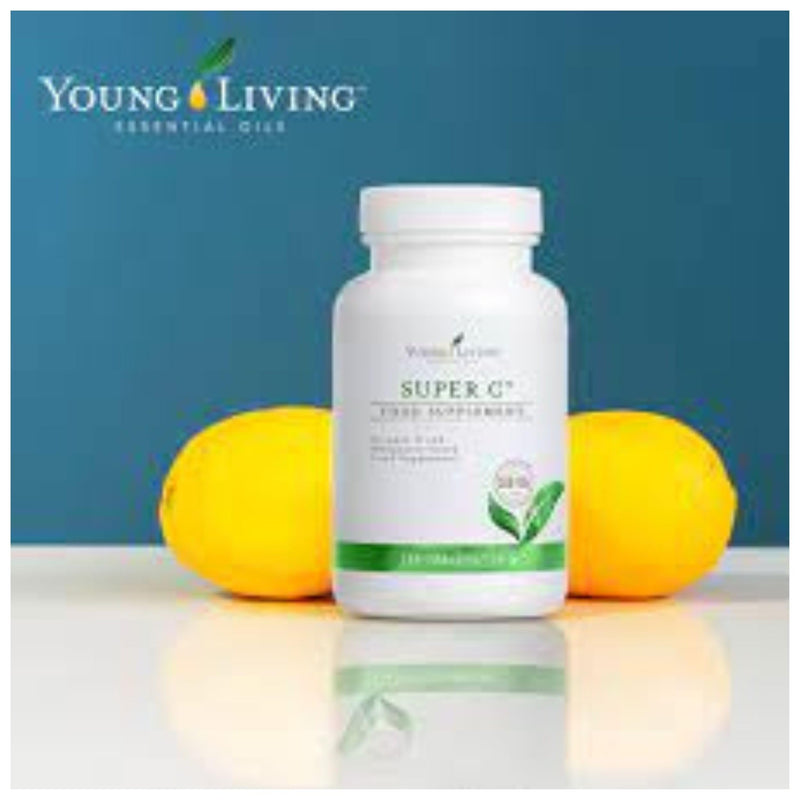 Young Living Super C Tablets - 120 ct, Essential Oils - Vitamin C - Supports Respiratory - Antioxidant Boost- Immune Function - Defense System - Minerals