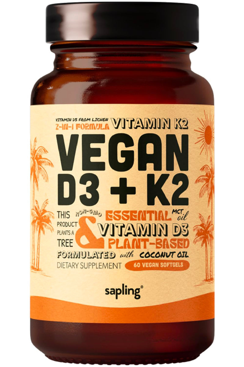 Vegan Omega 3 & Vegan Vitamin D3 + K2 Supplement Bundle - Plant-Based DHA & EPA Fatty Acids, 4000 IU Vitamin D3 and 100mcg Vitamin K2 as Mk7