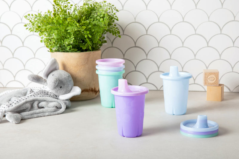 [Australia] - The First Years Take & Toss Sippy Cups - Spill Proof Toddler Cups Value Party Pack - 10 Oz - 20 Count,Pastel Pastel 