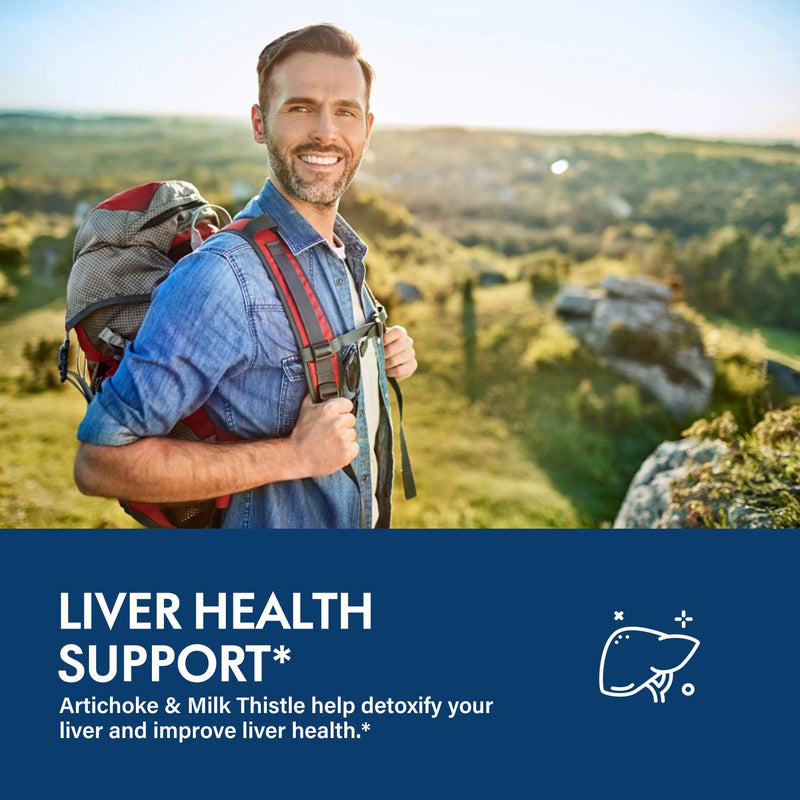 [Australia] - Artichoke Leaf Extract Drops for Liver Detox Cleanse & Repair, Milk Thistle 5-in-1 Natural Herbal Formula, Liver Health Support Supplment w/Dandelion Horsetail, High Absorbtion. 2oz Original 2 Fl Oz (Pack of 1) 