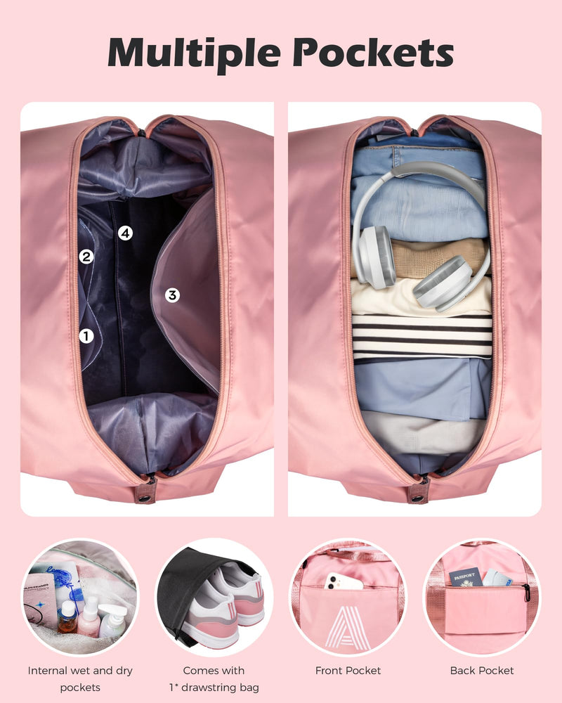 Personalized Cosmetic Bags + Personalized Weekender Bags, Gift for Her