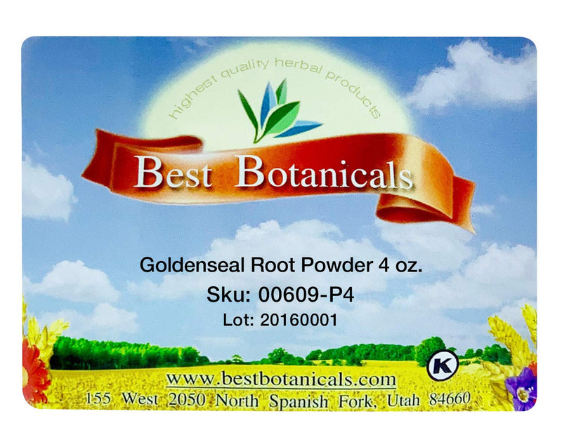 [Australia] - Best Botanicals Goldenseal Root Powder 4 oz. 4 Ounce (Pack of 1) 