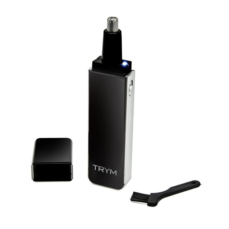 [Australia] - Pure Enrichment TRYM Nose Hair Trimmer with LED Grooming Light for Precision Trimming - Sleek and Premium Design Ideal for Trimming Your Nose, Ears, and Eyebrows 