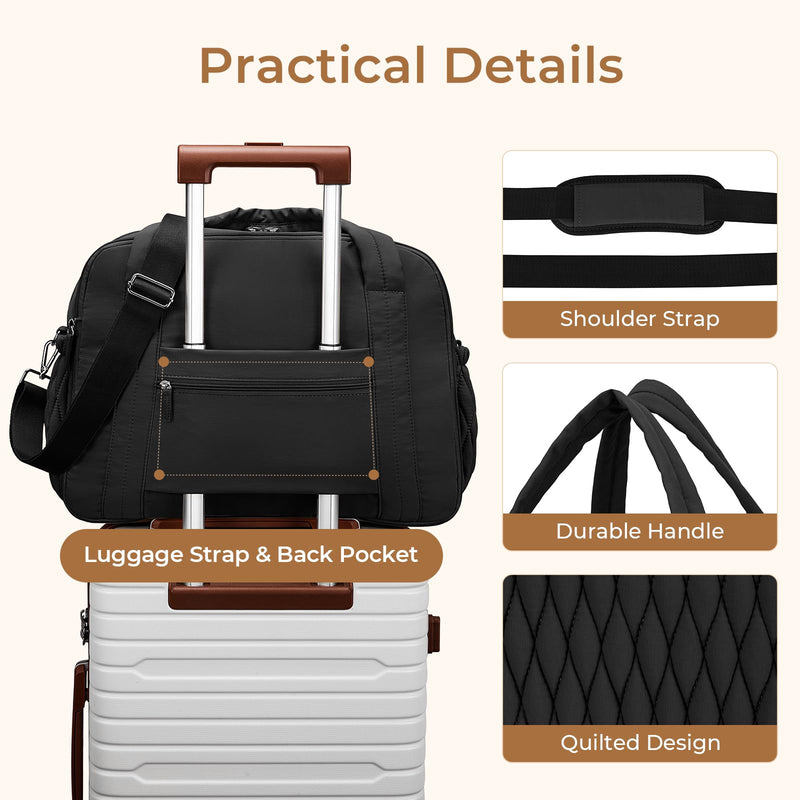 Telena Quilted Crossbody Bags for Women with Puffer Diaper Bag Totes