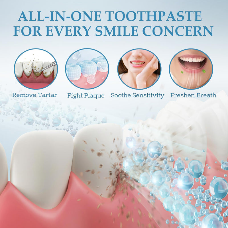 [Australia] - 2Pcs Niacinamide Whitening Toothpaste for Sensitive Teeth – Radiant Tooth Paste for Deep Stain Removal, Enamel Safe & Fresh Breath – Teeth Whitening Toothpaste with Gentle Natural Care, 3.5oz 