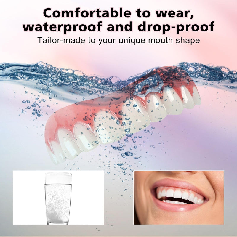 [Australia] - Veneers Teeth for Women and Men,Silicone Reline Denture Set, Renew Your Smile, Rebuild Confidence 