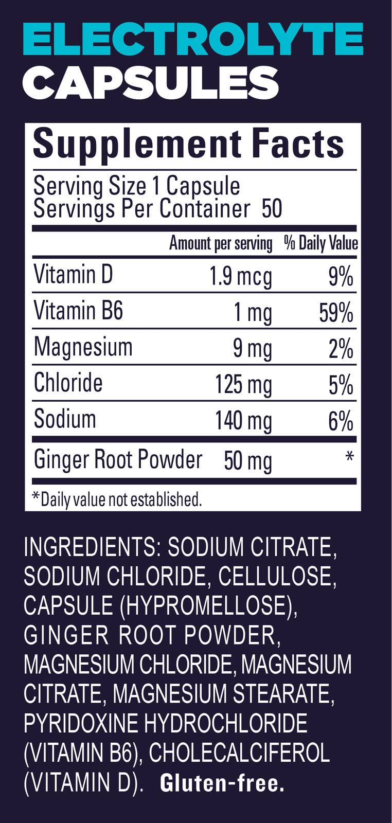 [Australia] - GU Energy Roctane Ultra Endurance Electrolyte Capsules,Informed Choice, Energy for Before, During or After Any Workout, 50-Count Bottle 