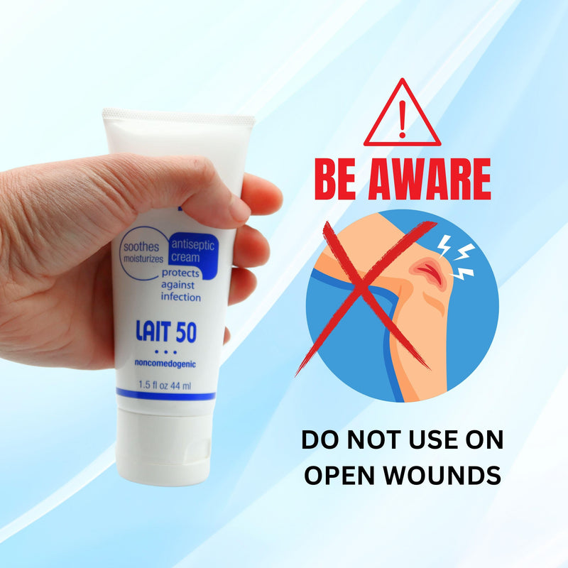 [Australia] - Nufree Finipil Lait 50 – Antiseptic Post-Hair Removal Lotion, Soothes & Protects Skin, Set of 2 Tubes 44 Ml 