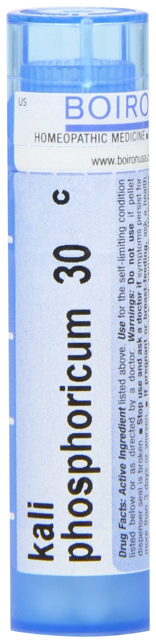 Boiron Homeopathic Medicine Kali Phosphoricum, 30C Pellets, 80-Count Tubes (Pack of 5)