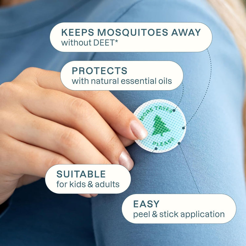 [Australia] - Cliganic Mosquito Repellent Bracelet Stickers Pack for Kids & Adults Multi Color, Natural DEET-Free, Essential Oil Infused 20 Bands with 30 Patches, Citronella Scent (50) 50 Count (Pack of 1) 
