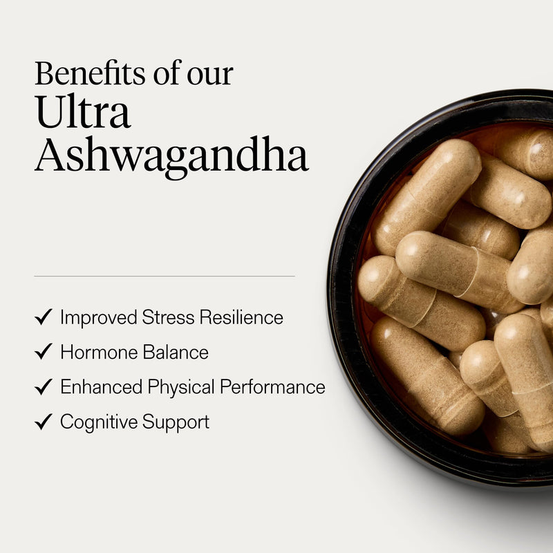 Puresport Ultra Ashwagandha KSM-66 (30 Day Supply), High Strength Supplement with Holy Basil, Magnesium & Zinc, Improves Resilience, Physical Performance, Hormonal Balance and Cognitive Performance