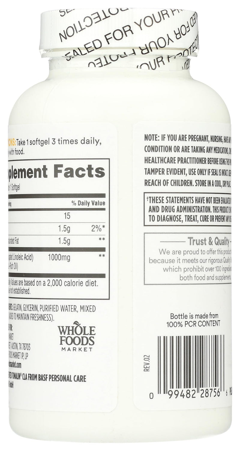 [Australia] - 365 by Whole Foods Market, CLA (Tonalin) 1300mg, 90 ct 90 Count (Pack of 1) 