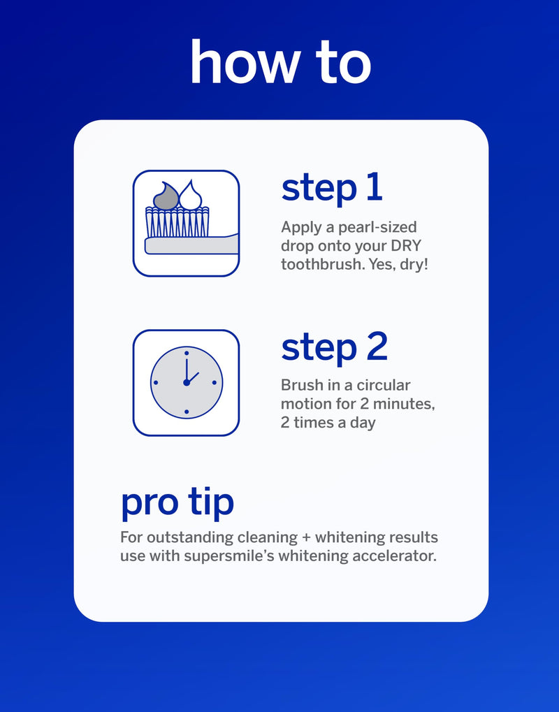 [Australia] - Supersmile Professional Whitening Toothpaste – Fluoride Toothpaste for Visibly Whiter Teeth – Whitens up to 6 Shades Peppy Mint 8 Ounce (Pack of 1) 