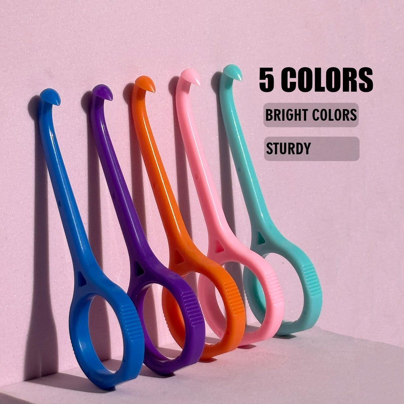 [Australia] - 25PCS Aligner Remover Tool,Clear Aligner Removal Tool for Invisalign,Mix 5 Bright Color Removal Aligner Tooth Hook for Invisible Braces Mix Colors 