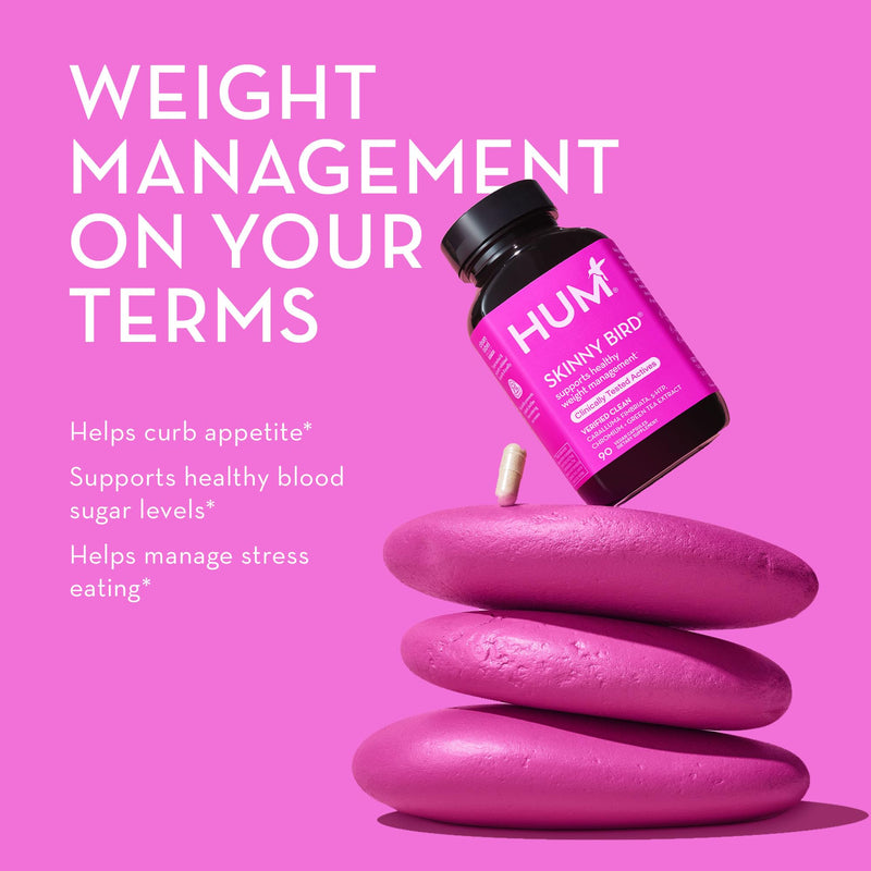 [Australia] - HUM Skinny Bird - Appetite Suppressor for Women with Caralluma, Chromium, 5 HTP + Green Tea Extract (90 Capsules) 