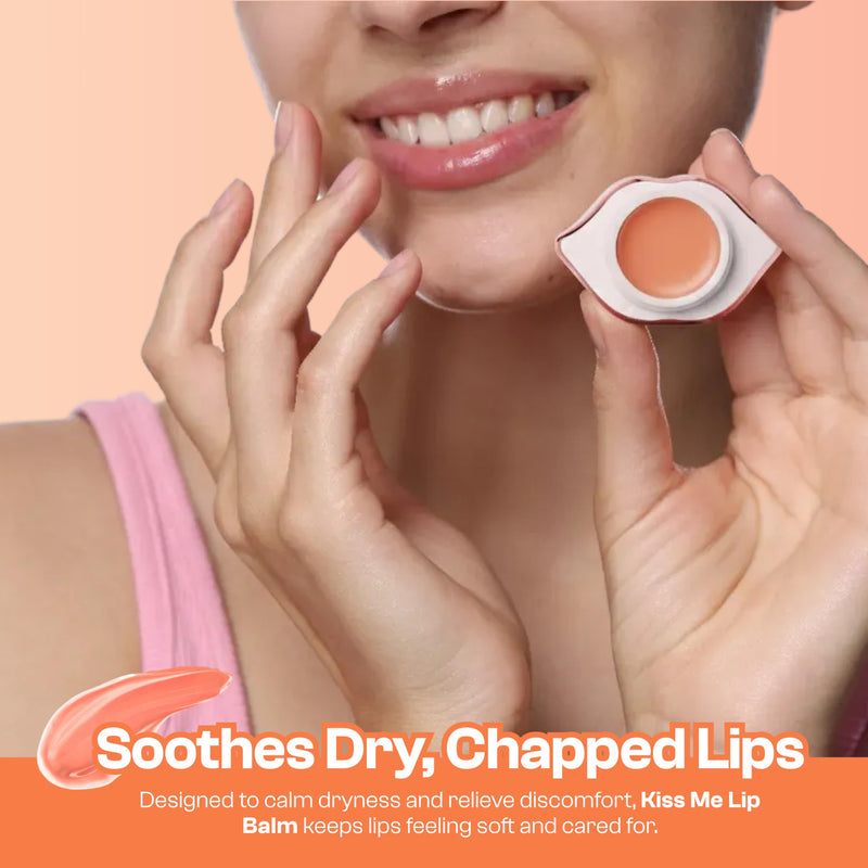 Moisturizing Lip Balm With Vitamin E - Dermatologist Tested, Korean Skin Care - Hydrating & Soothing For Dry Lips, Smooth Glossy Finish - Vegan, Clean Beauty - Peach Sorbet, 1 Count