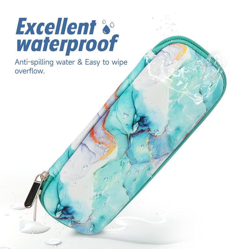 [Australia] - YOUSHARES Insulin cooler bag for diabetic medication, travel bag for insulin pen, insulin syringes, insulin and other diabetic accessories, diabetic bag with ice pack for insulin (marble green) marble green 