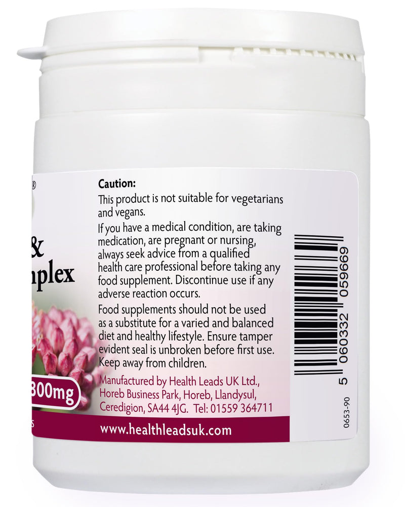Glucosamine and Chondroitin Complex 800mg x 90 Capsules, Clean Supplements, for Healthy Joints & Bones