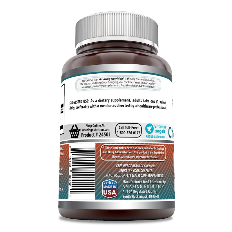 [Australia] - Amazing Formulas Choline Bitartrate - 650 MG, 180 Tablets (Non-GMO, Gluten Free) – Supports Nerve & Brain Health - Promotes Cellular Function - Cognitive Support 