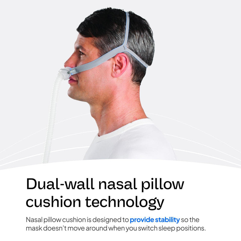 [Australia] - ResMed P10 Nasal Pillow Cushion - Replacement Silicone CPAP Mask Cushion - Frame System & Headgear Not Included - Premium CPAP Accessory - Large 