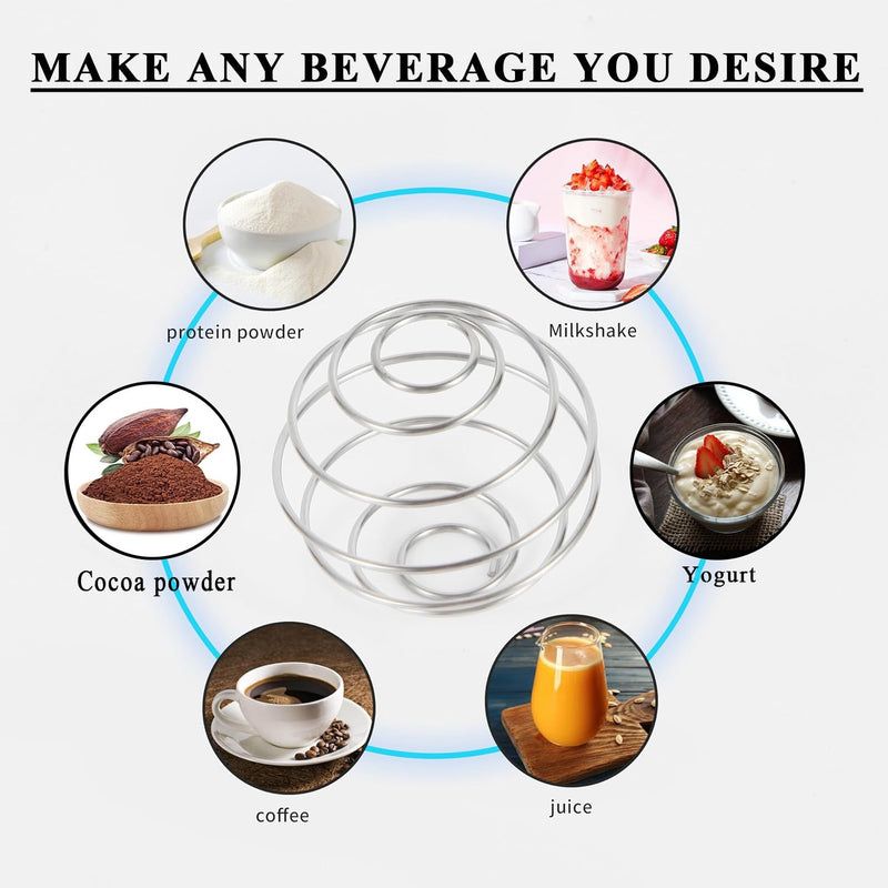[Australia] - Protein Powder Shaker Bottle Mixed Plastic Workout Water Bottle 400ml with Mix Ball Leak Proof Cap Shaker Cup for Fitness Sports Gym Supplement Drink Bottles Rose 