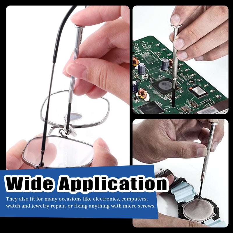 [Australia] - Glarks 1310 piece glasses repair set including 1000 glasses screws, 300 nose pads, 6 screwdrivers, tweezers, glasses cleaning cloth for glasses, glasses and sunglasses 