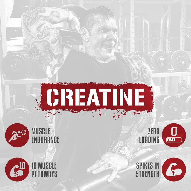 5% Nutrition CreaTEN Creatine Complex + Accelerators | Flavored Creatine Powder for Muscle Gain | Max Power, Strength, Endurance, & Recovery (225 g, Blueberry Lemonade)