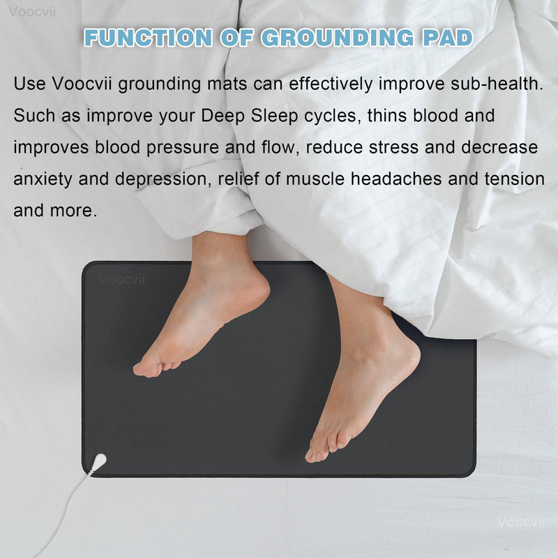 [Australia] - Grounding Mat, Grounded Therapy Improves Sleep and Balance, Reduces Inflammation, Pain, and Anxiety (23.6"x13") 