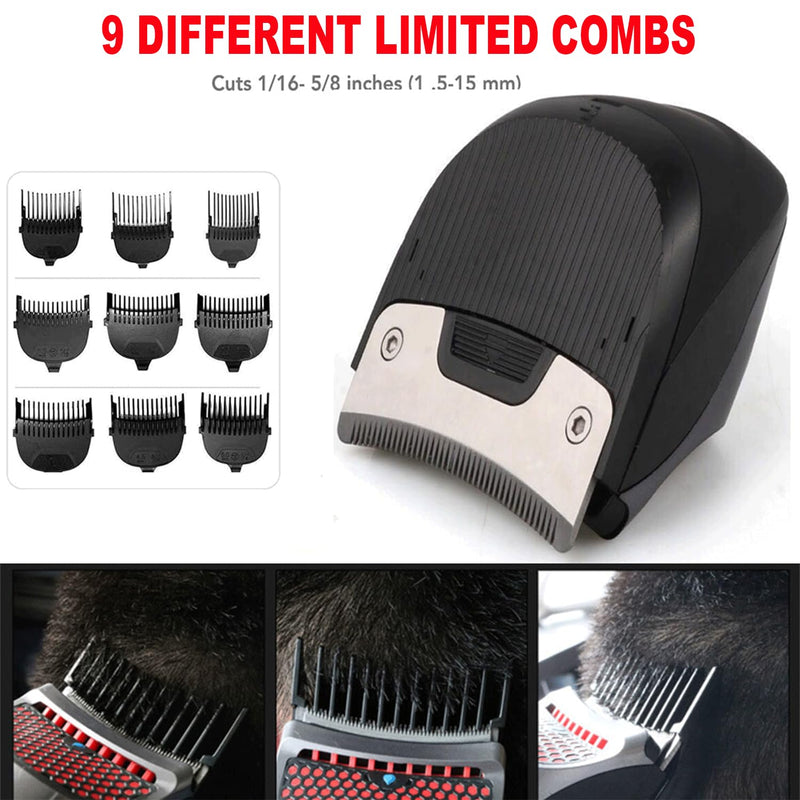 [Australia] - Shortcut Hair Clippers Self-Haircut Kit for Men, Shortcut Self Grooming Haircut Kit with 9 Limited Combs, USB Rechargeable Cordless Electric Hair Trimmer Professional Hair Cutting Machine 