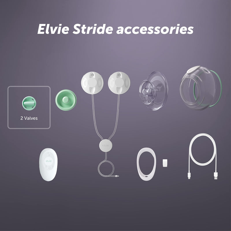 [Australia] - Elvie Stride Breast Pump Valves | 3 Pack | Leak Proof, Dishwasher Safe, Food Grade Silicone BPA Free | Breast Pumps and Breast Feeding Essentials 