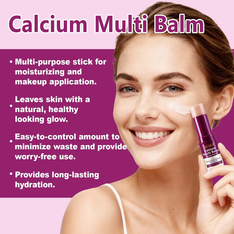 Calcium Volume Multi Balm, 3 Pack Calcium Multi Balm Stick, Wrinkle Core Stick, Collagen Moisturing, Firming Skin for for Eyes, Face, Neck, 0.6 Oz