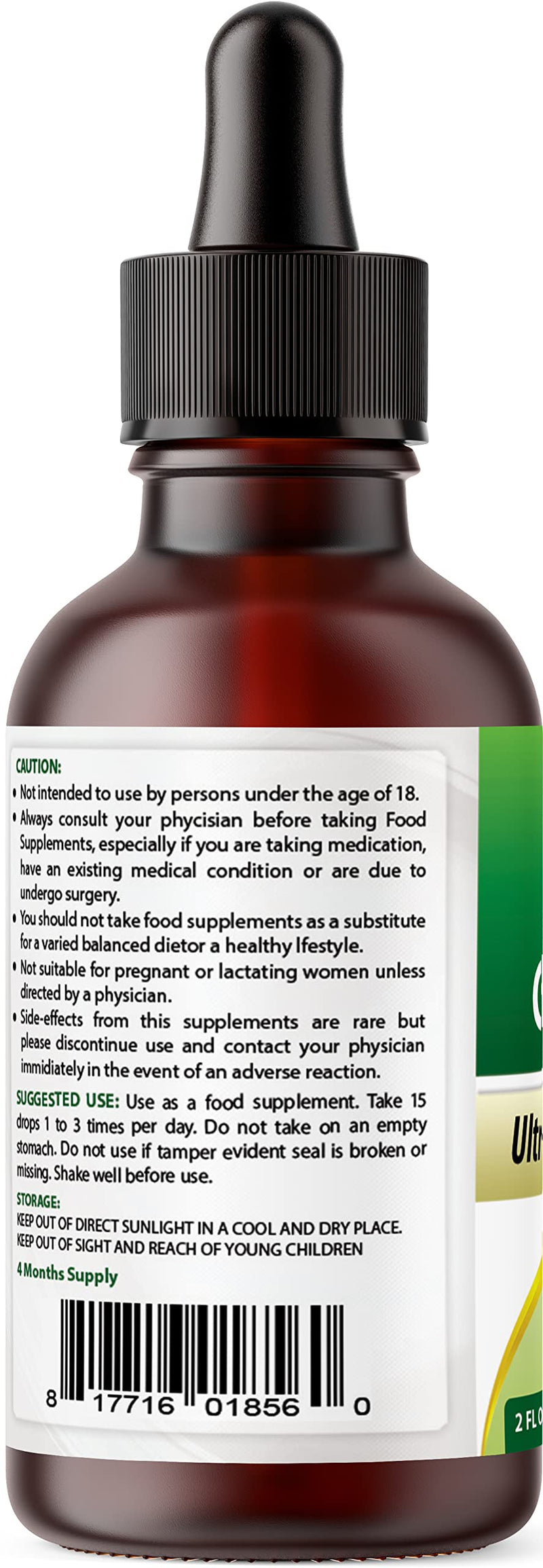 [Australia] - Best Naturals Liquid Chlorophyll Drops - 50 mg - 120 Servings Per Glass Bottle - 2 FL OZ 