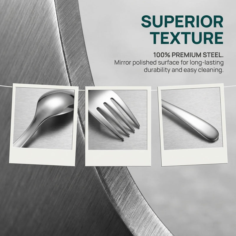 Adaptive Spoon Feed Utensils for Elderly Ergonomic Stainless Steel Angled Spoon and Fork Set for Self-Feeding Patients Comfortable Curved Tableware for Disabled and Bedridden Individuals, 5/6"