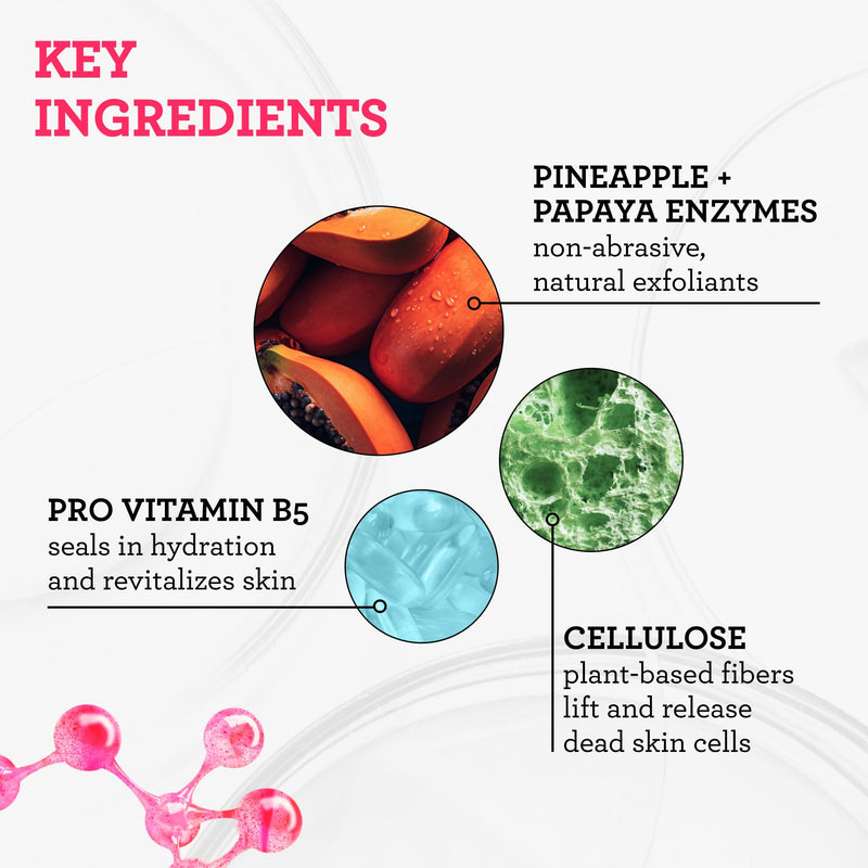 Bliss Jelly Glow Peel™ Gentle Non-Abrasive Cleanser and Exfoliator With Fruit Enzymes - 4 Oz - Nourishes and Hydrates Skin - Clean - Vegan & Cruelty Free