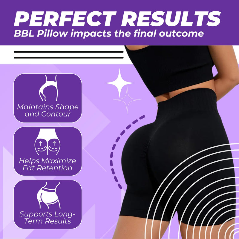 [Australia] - BBL Pillow After Surgery Lifting Cushions, Lightweight Butt Pillow with Female Urinal, Soft Cojin Post Operatorio BBL Butt Cushion, Booty Pillow BBL Post Surgery Supplies Black 