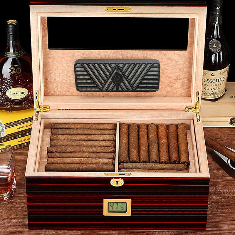 [Australia] - Scotte Cigar Humidifier Rectangle Cigar Humidors Humidifier Increase Humidity Keep Cigars/Tobacco Fresh 