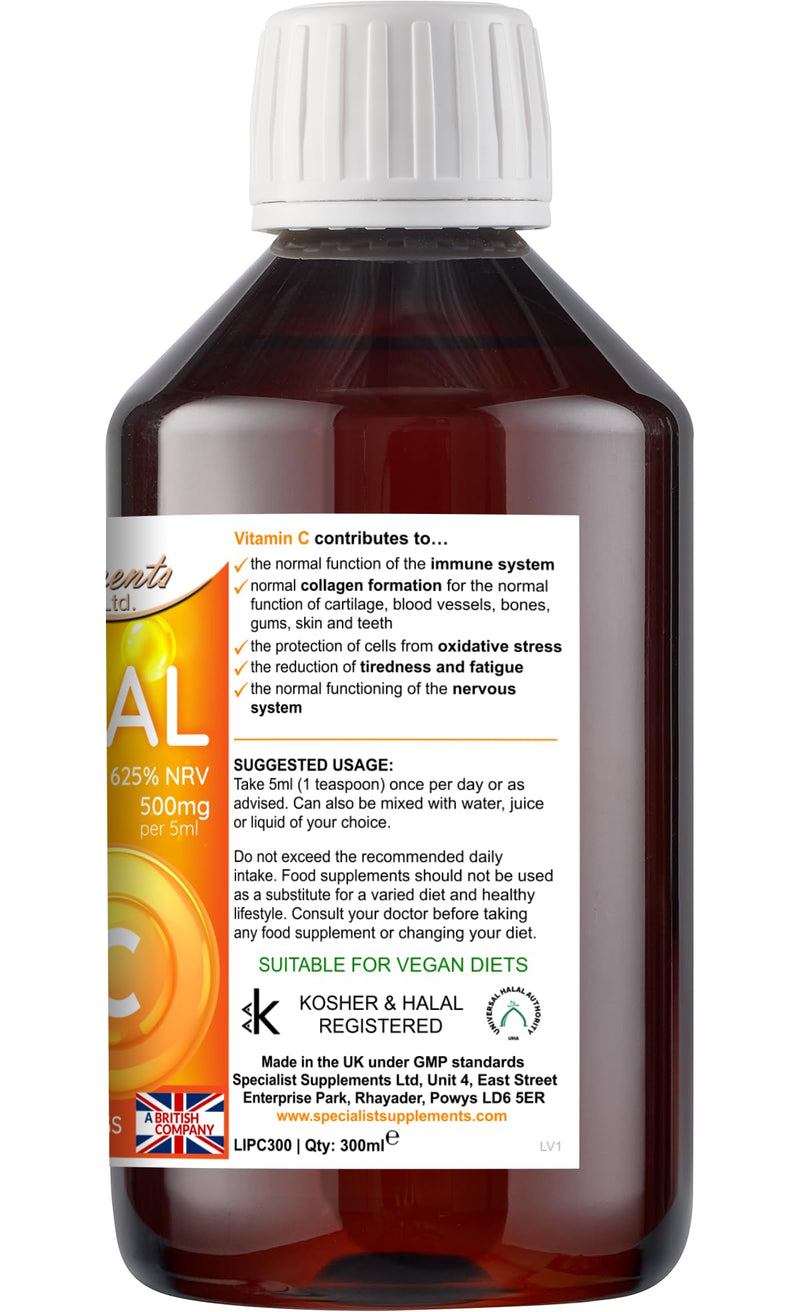 LIPOSOMAL Vitamin C, 300ml Liquid