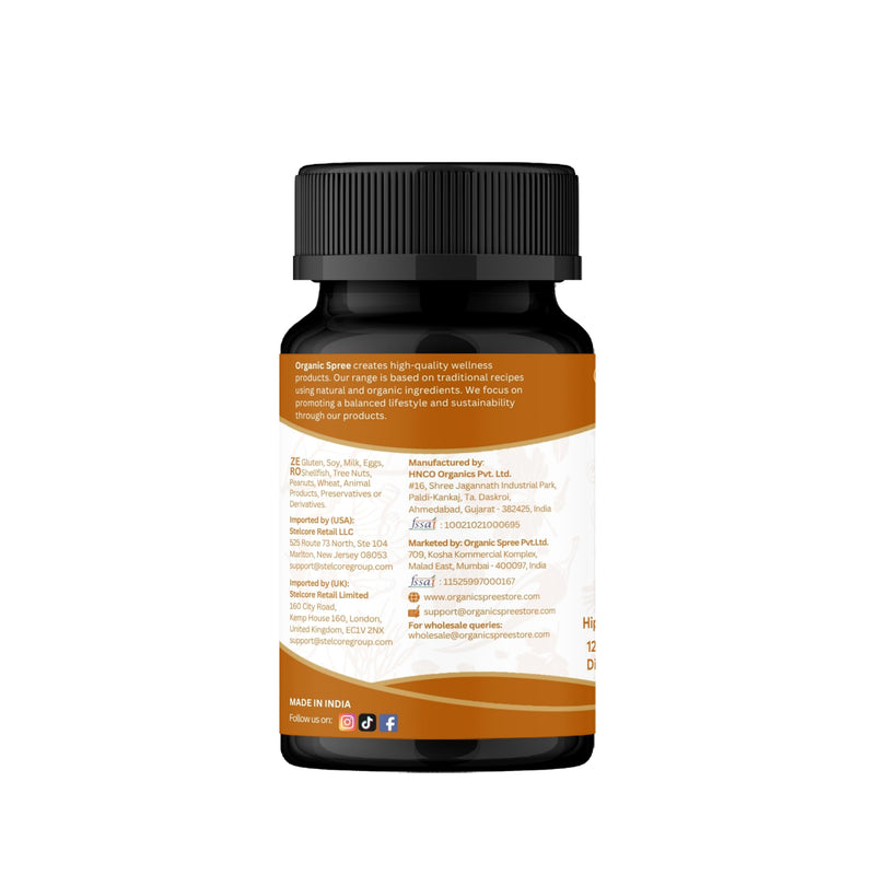ORGANIC SPREE Sea Buckthorn 120 Tablets | Hippophae Rhamnoides (Sea Buckthorn) | Omega 7, Skin & Immune Support* - 120tab 1