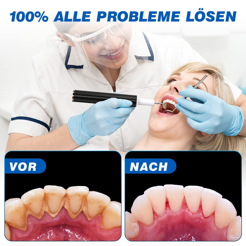 [Australia] - Teeth cleaning set, tooth cleaning set, toothbrush for caring for teeth at home, electric tooth cleaner for there are 4 modes and 3 cleaning heads 