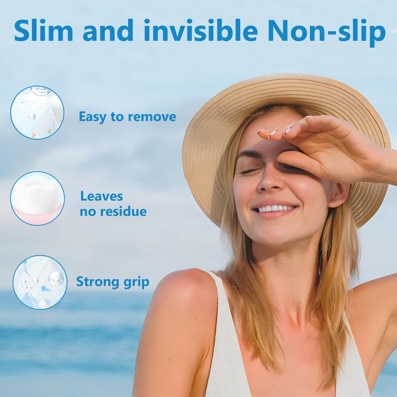 [Australia] - Teeth Whitening Strips for Sensitive, 42 Strips Whitener Safe Whitestrip, Deep Stains Removal Tooth Whitening, Enamel Safe Non-Slip Dry Strip Technology for Whiter Teeth, Mint 