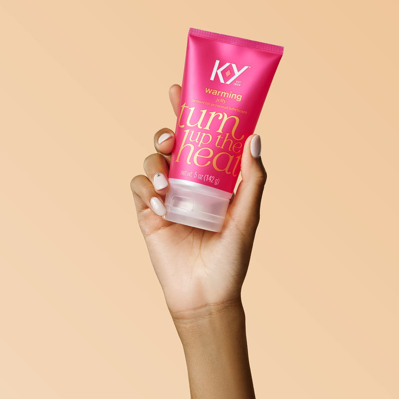 [Australia] - K-Y Warming Jelly Lube, Sensorial Personal Lubricant, Glycol Based Formula, 5 fl oz (Pack of 1) 5 Ounce (Pack of 1) 