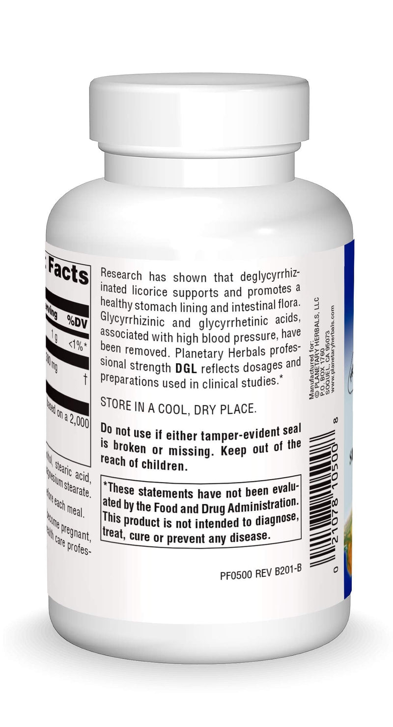 [Australia] - Planetary Herbals DGL Licorice Tablets, 100 Count 