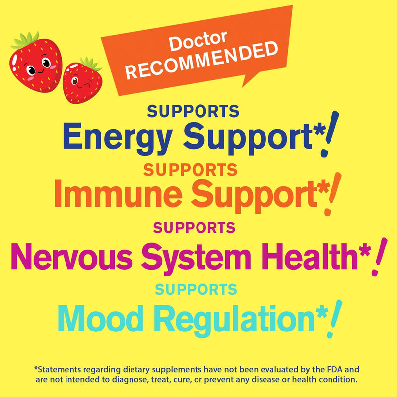 WellYeah B Complex Kids + Vitamin D3+K2 Kids, Gummies Bundle - Great Tasting, Vitamin Supplement, Gluten Free, GMO Free, Chewable Gummy