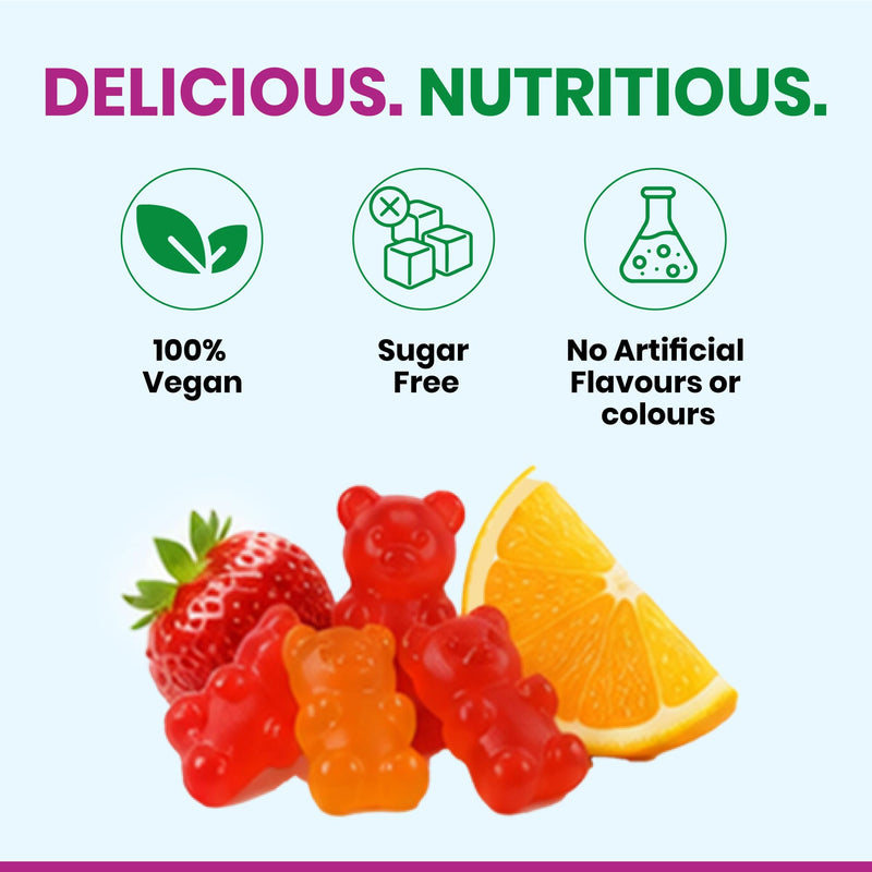I-Dew Vision Pro Kids Eye Gummies | Children’s Eye Health Supplement | Blue Light Protection & Screen Time Support | Lutein, Zeaxanthin & Omega-3 DHA | Vegan | Strawberry & Orange | 30 Gummies