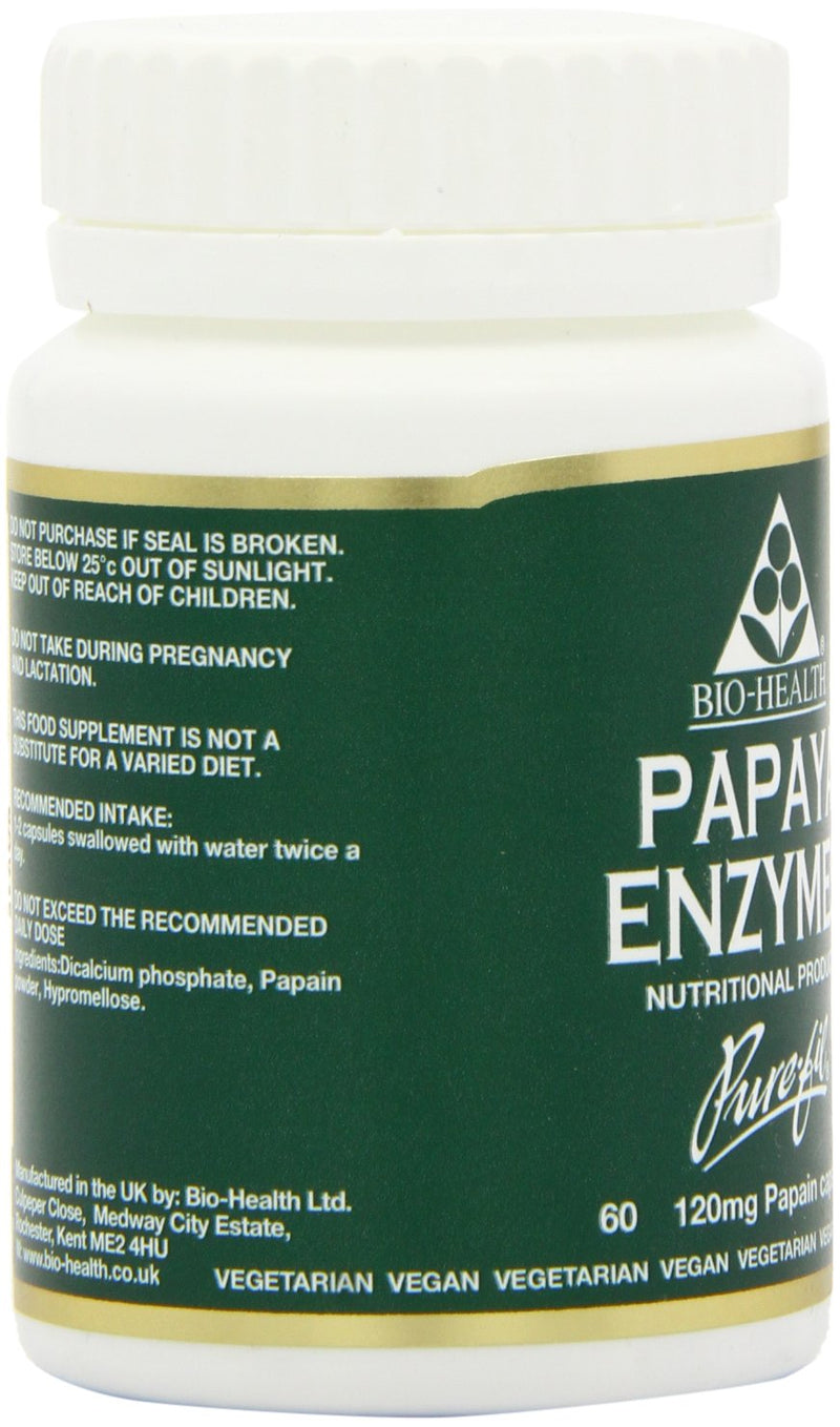 Bio-Health Papaya Enzymes, 60 Capsules