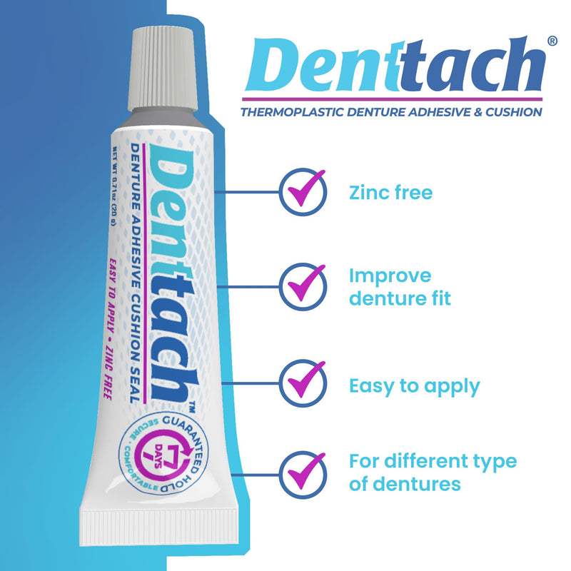 [Australia] - Denture Adhesive, Thermoplastic Denture Adhesive, Cushion and Reliner, Comfortable Denture Grip for Up to 7 Days, Glue Free, Zinc Free, Longest Holding Denture Reliner 1 