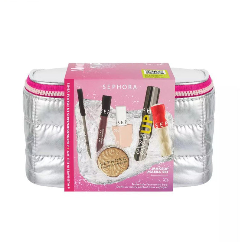 [Australia] - Sephora Favorites Moving Lights Collection Makeup Mania Set - 6 Full Size Must-Haves - Luminizer - Lip Stain - Eye Pencil - Mascara - Lip Plumper and Nail Polish 